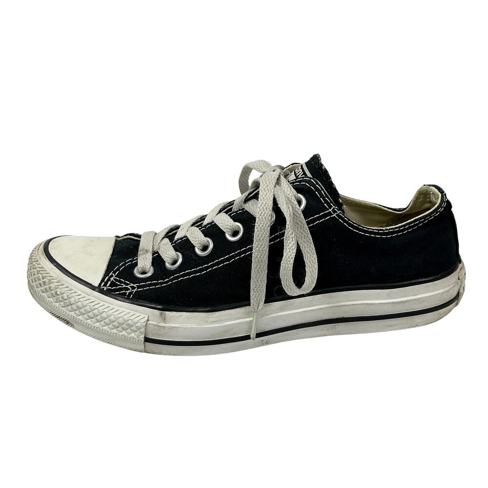 Converse Chuck Taylor All Star Ox Unisex Black Low Top Lace Up Sneakers W7 M5